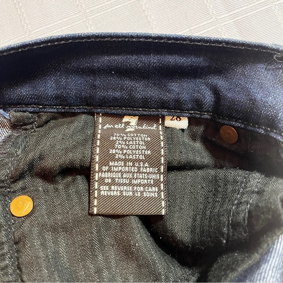 Women's 7 For All Mankind Gwenevere Size 28 Skinny Leg Jeans - Picture 11 of 11